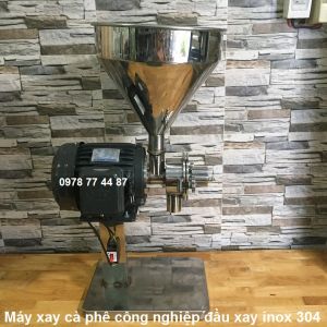 Máy xay cà phê 1 ngựa đầu xay inox